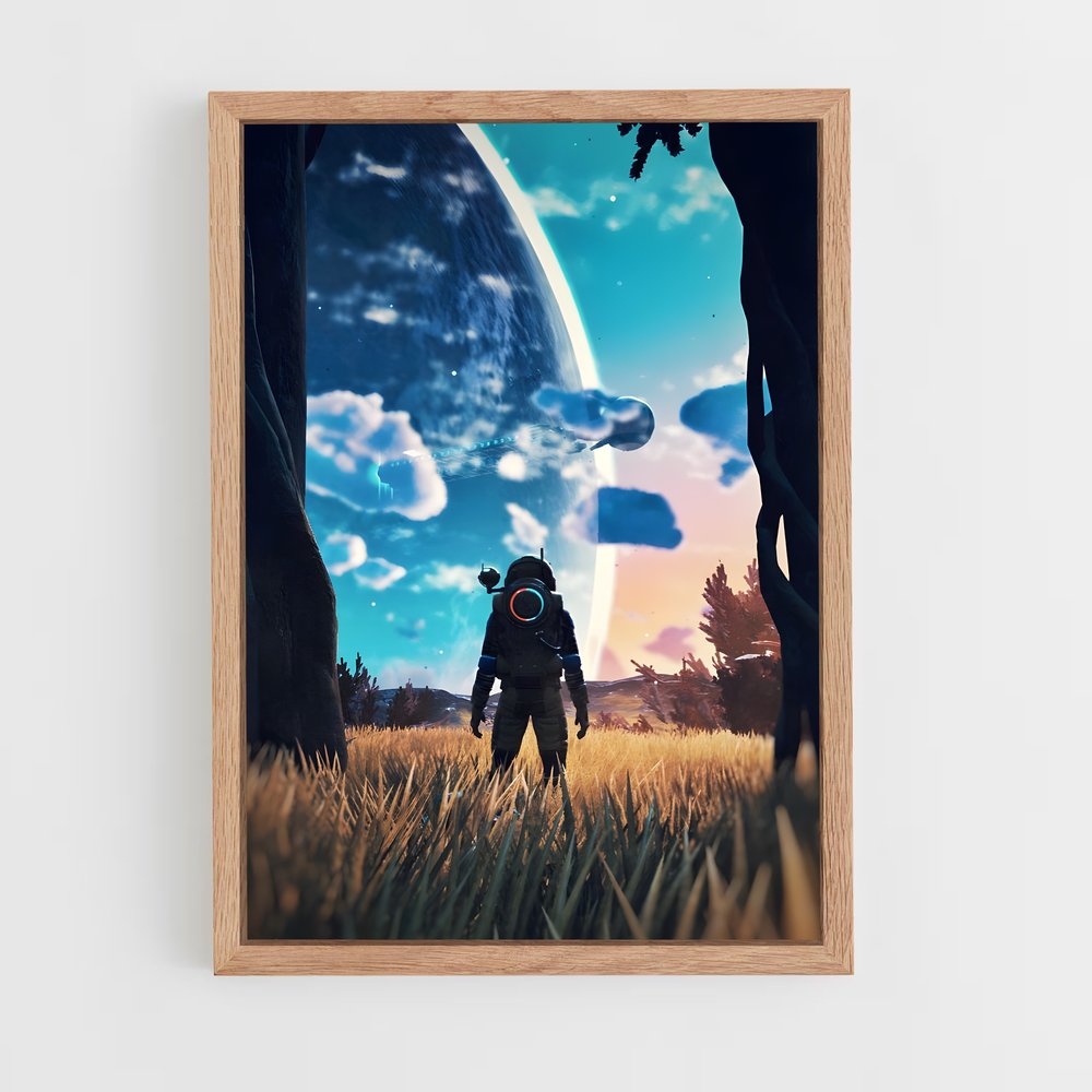 Poster man sky explorateur – affiche No man sky (vue 4)